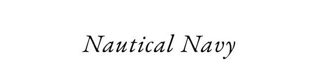Nautical Navy 