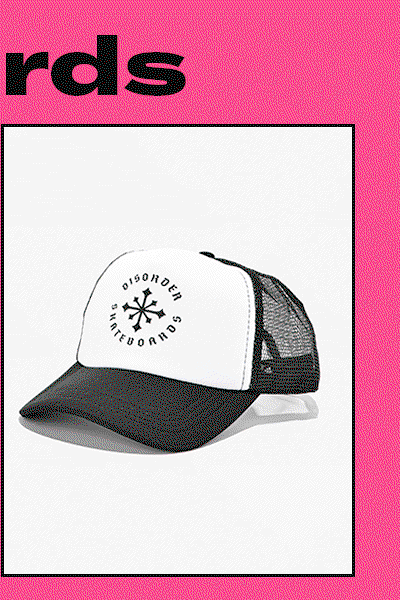 Gain this Disorder white trucker hat | Download the Zumiez app