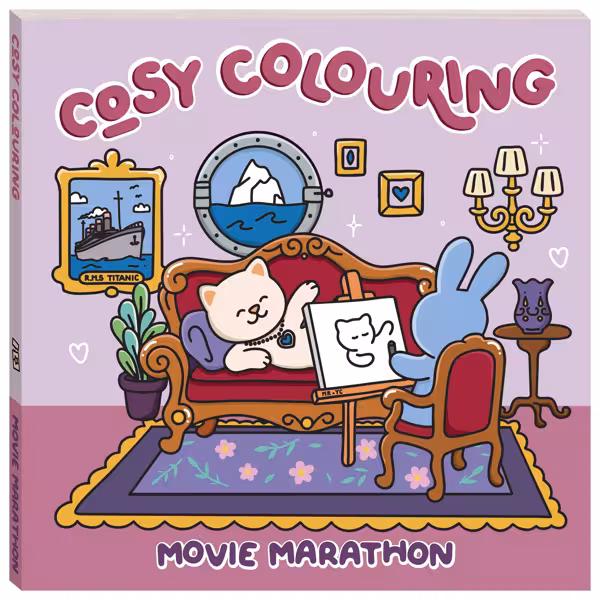Art Maker Cosy Colouring: Movie Marathon - Book