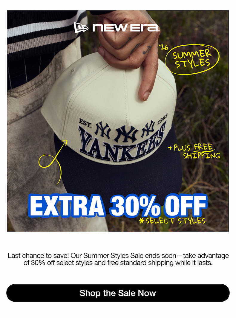 Summer Styles. Extra 30% Off Plus Free Shipping on Select Styles. Shop the Sale Now.