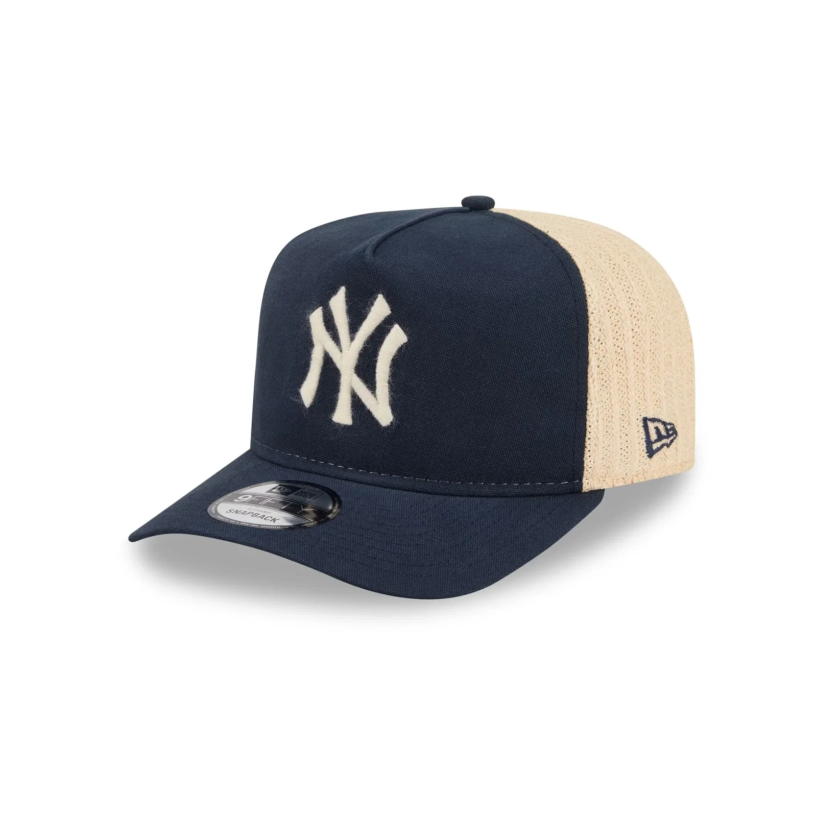 Image of New York Yankees Grained 9FIFTY A-Frame Snapback Hat