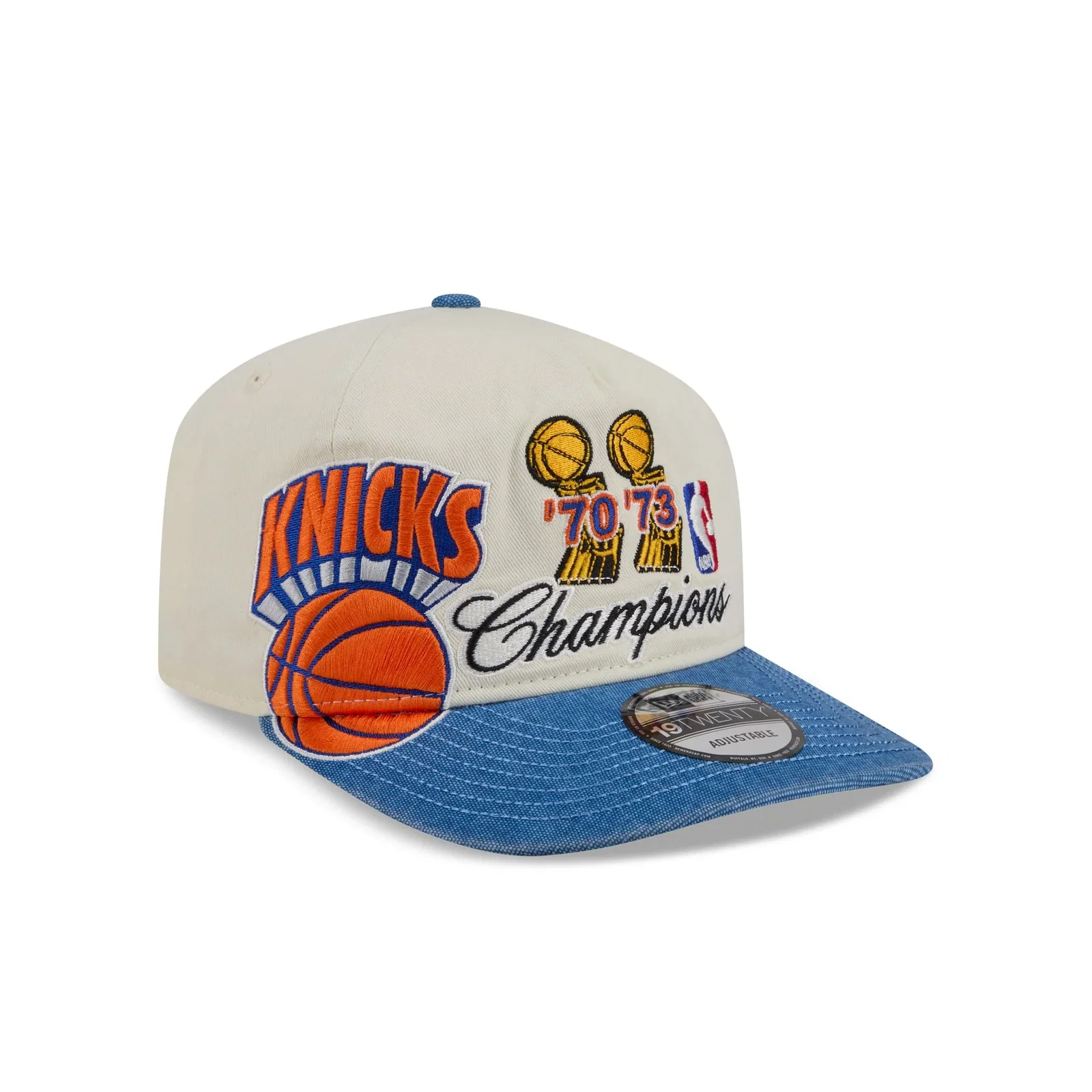 Image of New York Knicks Hardwood Classics Past Glory 19TWENTY Adjustable Hat