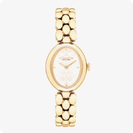 COACH Ladies' Gold Tone Stainless Steel Sammy 22mm Watch 14504417