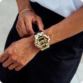 G-Shock Men's Icon G-Steel Analog-Digital Solar Powered Connected Black Octagonal Metal Bezel Black Resin Band 44.4mm Watch GM700G9A