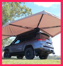 Plus 270° Tourer XL Freestanding Awning MKII + Freestanding Awning Adjustable Bracket (Pair)