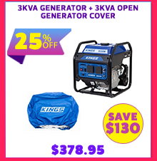 3KVA Generator + 3kVA Open Generator Cover