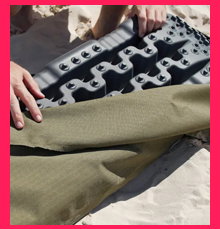 2x Recovery Tracks Canvas Bag