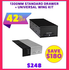 1300mm Standard Drawer + Universal Wing Kit