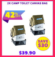 2x Camp Toilet Canvas Bag