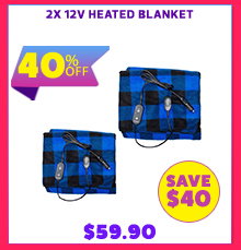 2x 12V Heated Blanket