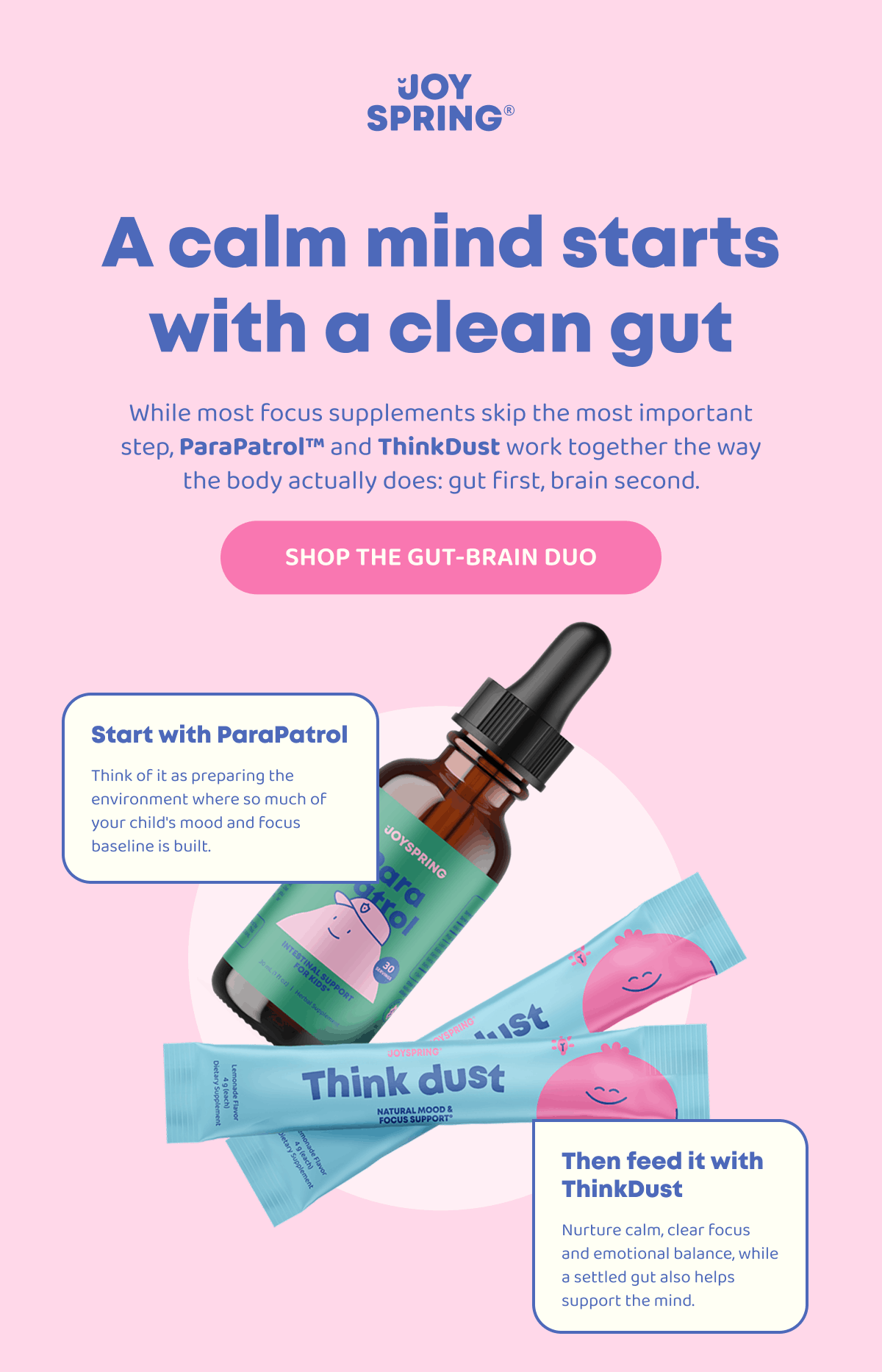 A calm mind starts with a clean gut