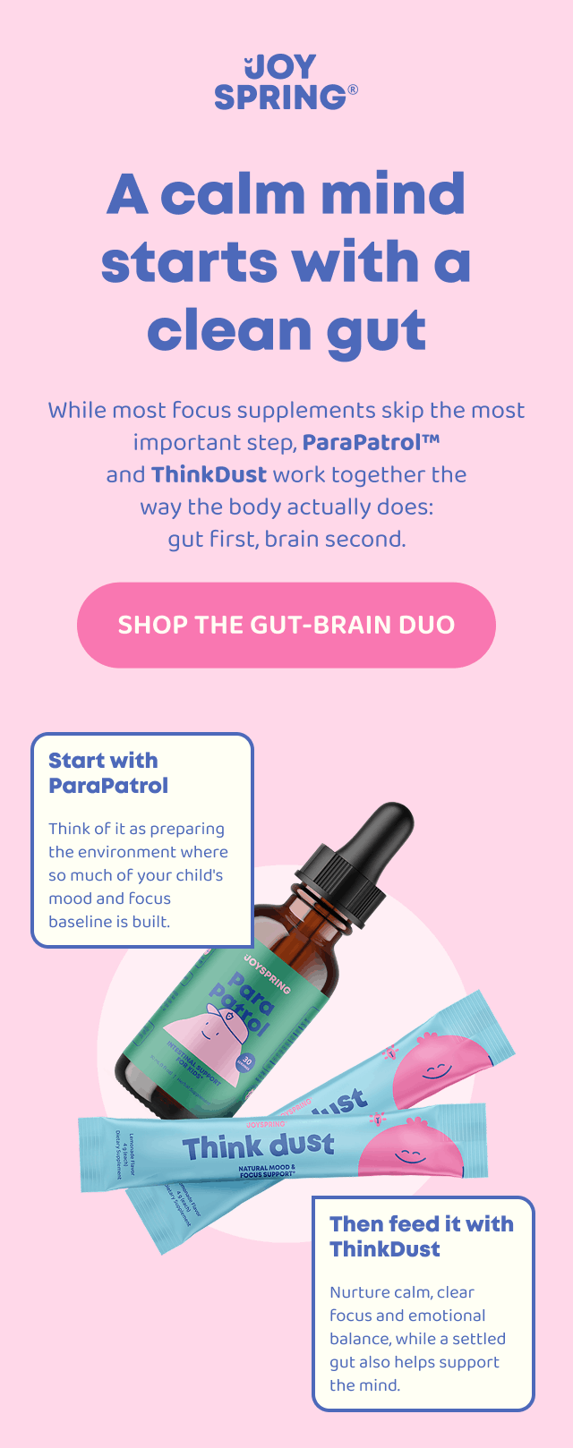 A calm mind starts with a clean gut