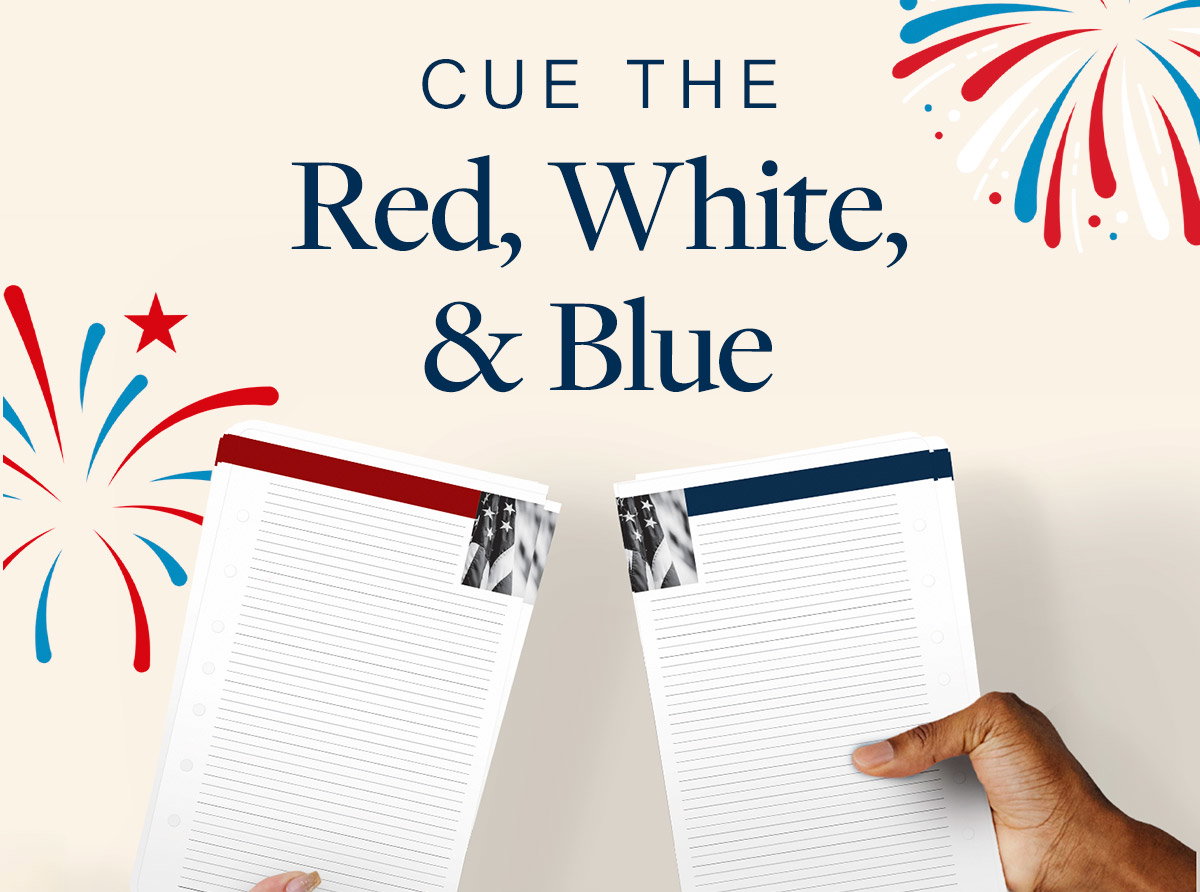 Cue the Red, White, & Blue.
