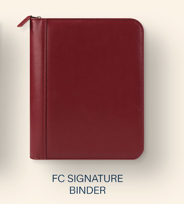 FC Signature Binder.