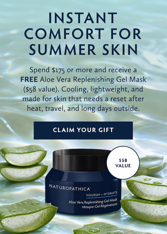 Claim Free Aloe Vera Replenishing Gel Mask on orders $175+