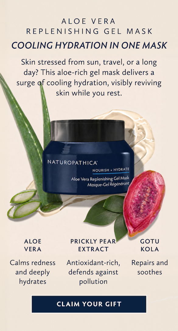 Aloe Vera Replenishing Gel Mask - Claim Yours on Orders $175+