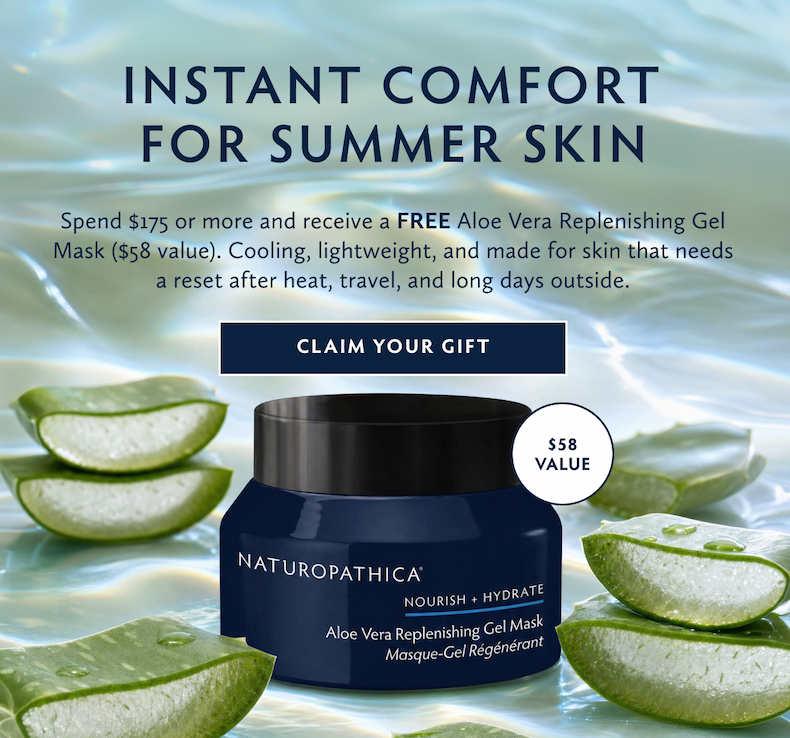 Claim Free Aloe Vera Replenishing Gel Mask on orders $175+