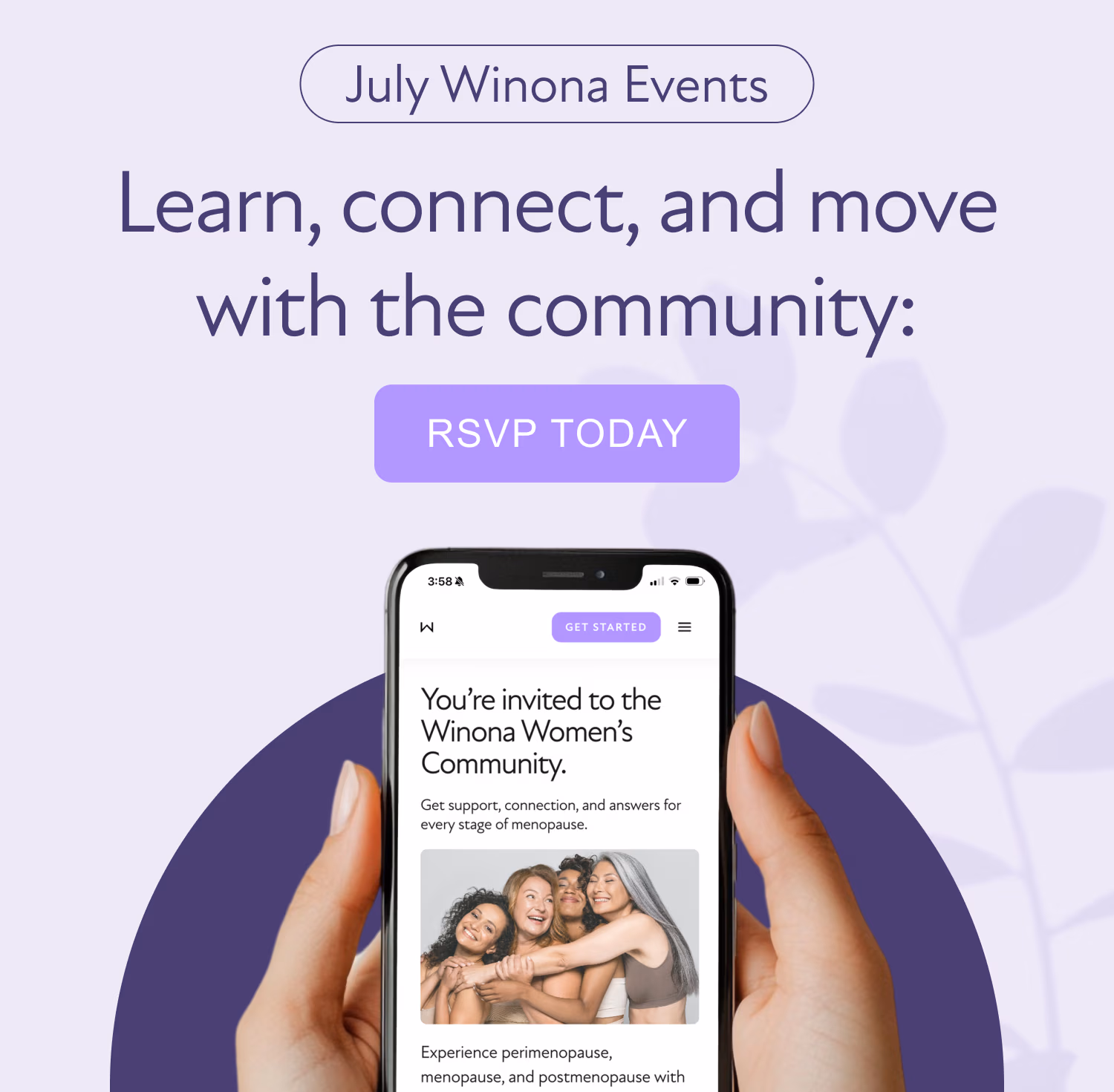 July Winona Events Learn, connect, and move with the community: [RSVP TODAY]