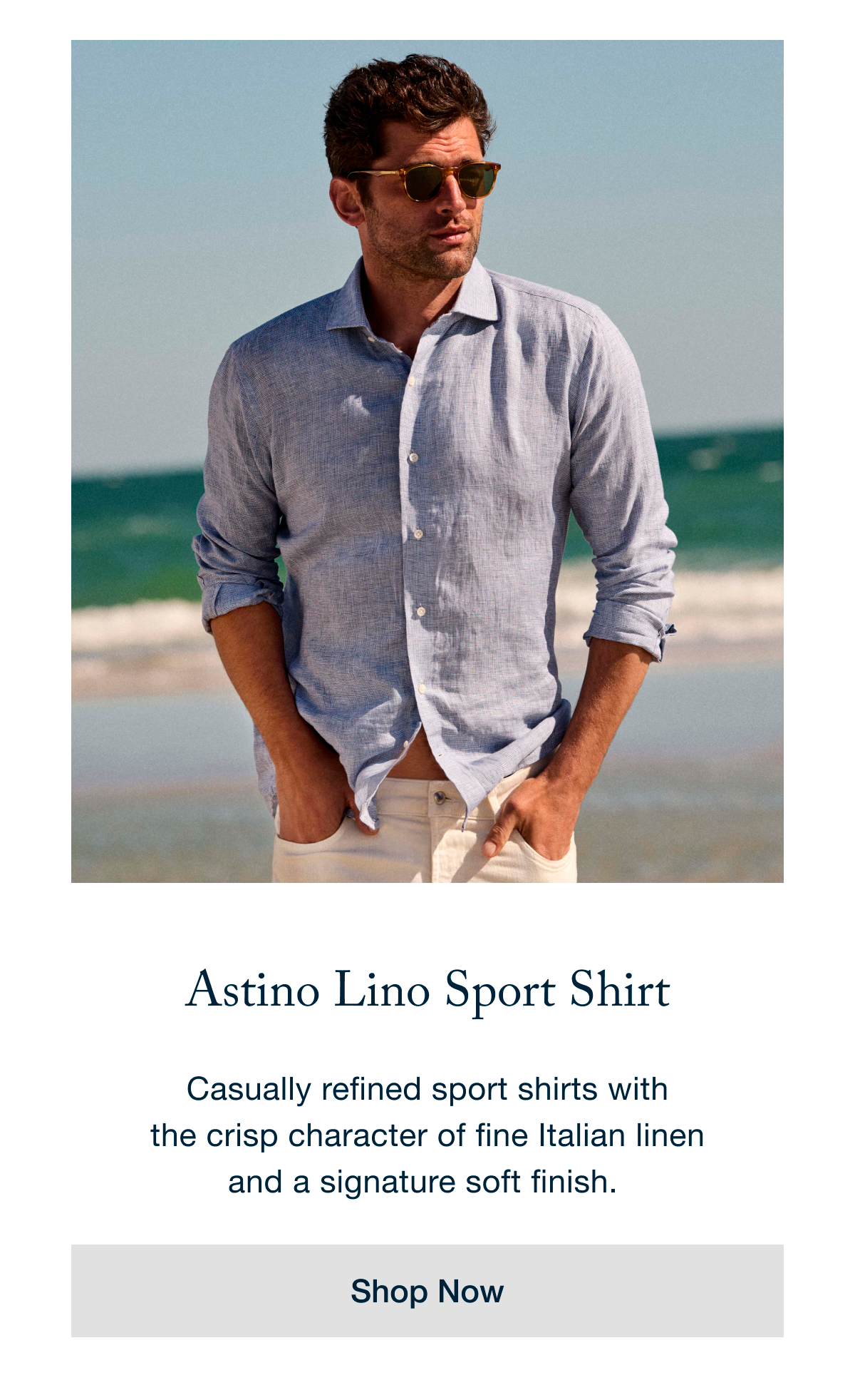 Astino Lino Sport Shirt | Shop Now