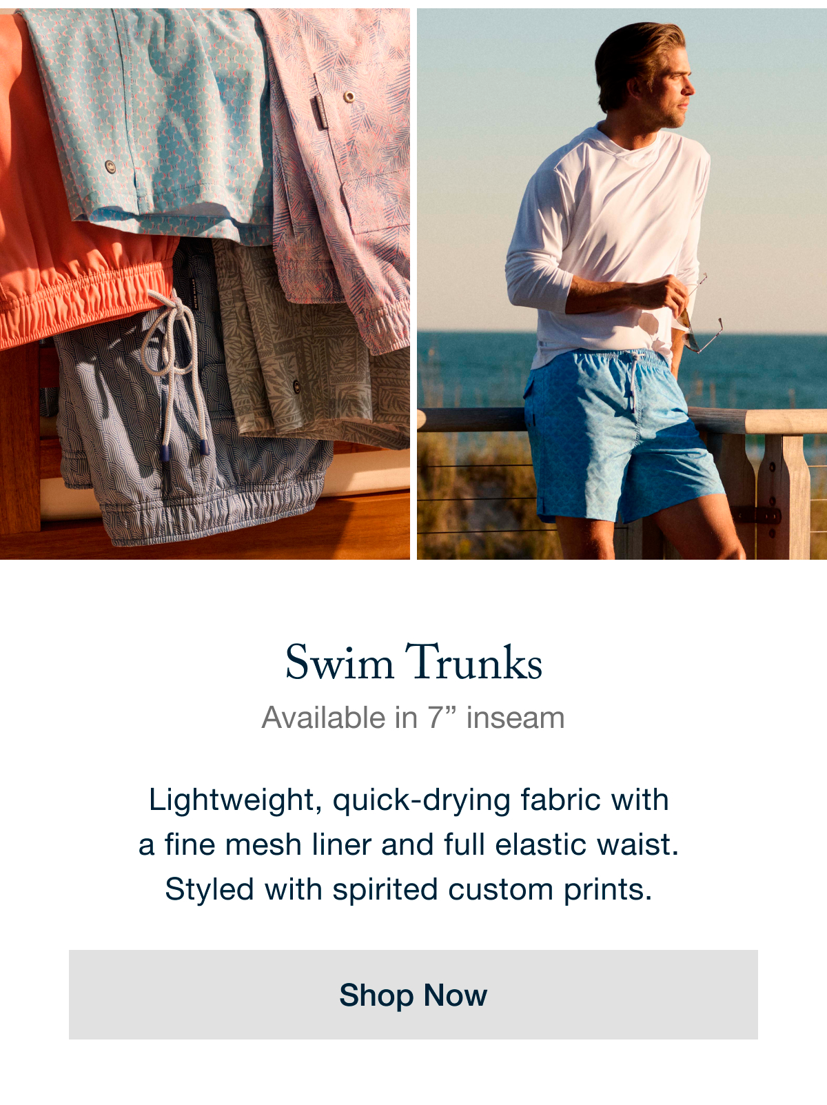 Swim Trunks | Available in 7