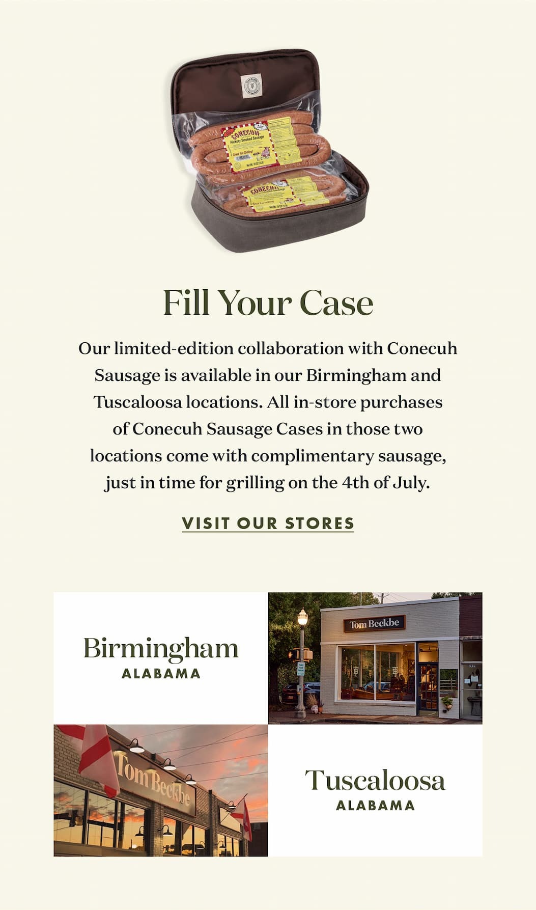 Fill Your Case - Visit our Stores
