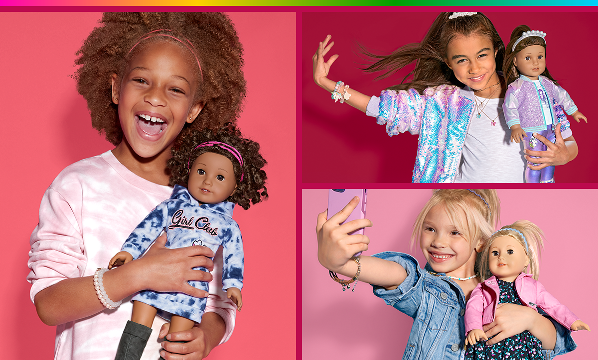 Design a dream doll. Customize her birthday surprise from head to toe. Learn how