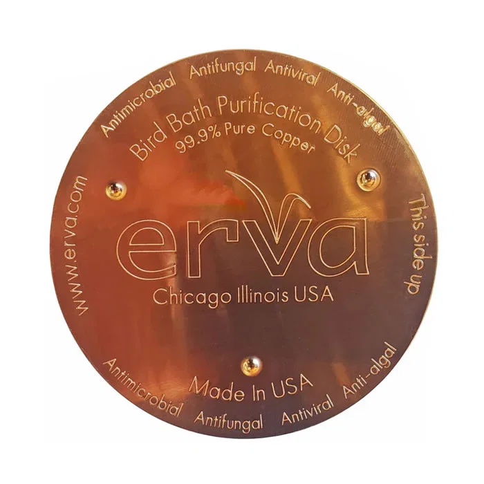 Image of Antimicrobial Copper Bird Bath Purification Disk