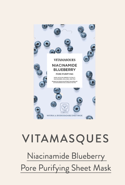 Niacinamide Blueberry Sheet Mask