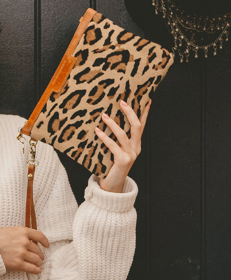 Diana Clutch - Leopard