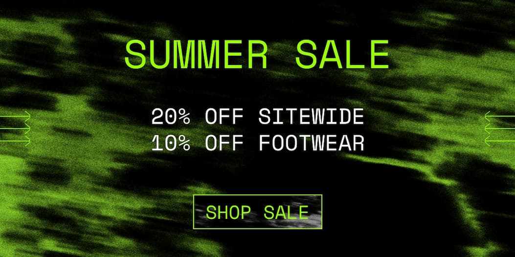 Summer Sale - 20% Off Sitewide, 10% Off Footwear