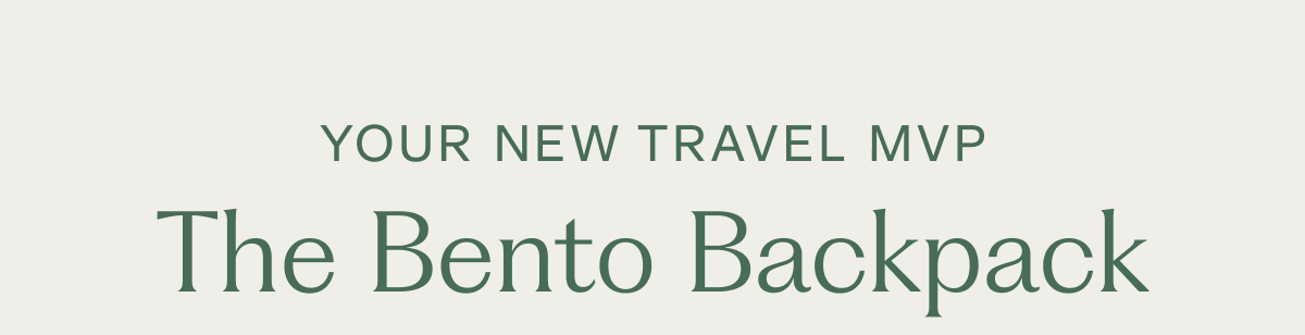 The Bento Backpack