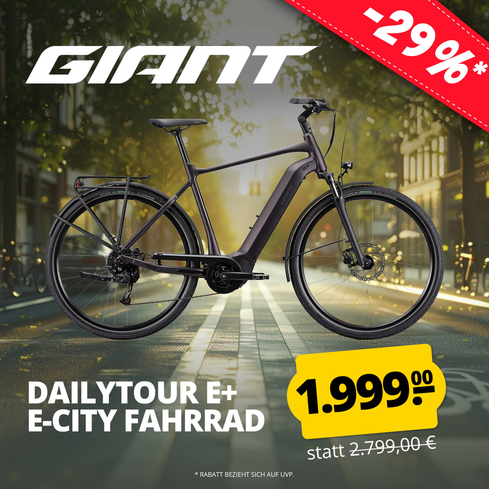 GIANT DailyTour E+ 3 E-City Fahrrad 