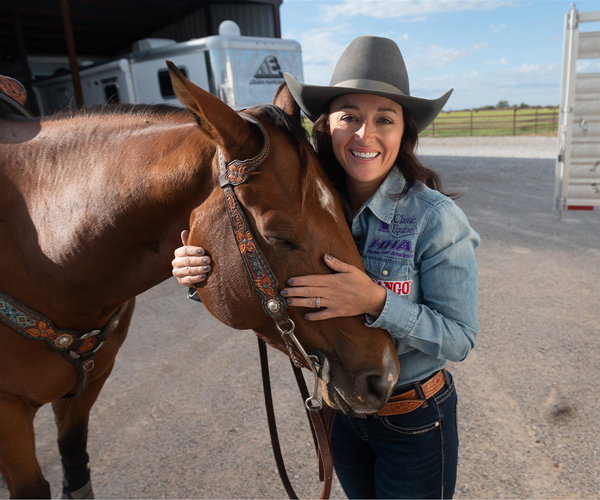 Jordon Briggs rides with Durango
