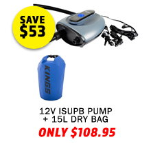 Plus 12V iSUP Pump + 15L Waterproof Dry Bag