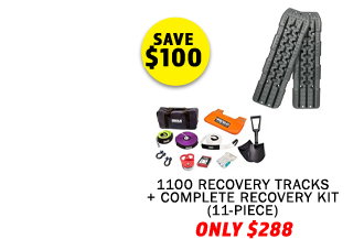 1100 Recovery Tracks + Complete Recovery Kit (11-Piece)