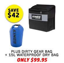 Plus Dirty Gear Bag + 15L Waterproof Dry Bag
