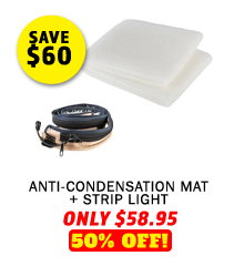 Anti-Condensation Mat + Strip Light