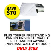 Plus Tourer Freestanding Awning Universal Wall + Freestanding Awning Universal Wall With Door