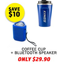 Coffee Cup + Bluetooth Speaker