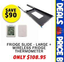 Fridge Slide - Large + Wireless Fridge Thermometer