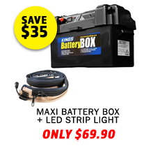 Maxi Battery Box + Illuminator MAX LED Strip Light