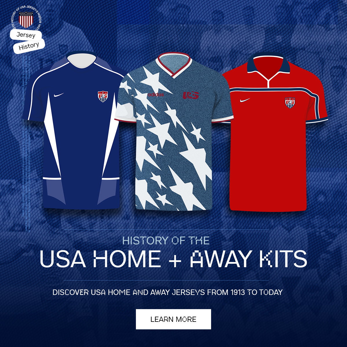 The History of the USMNT Home & Away Jerseys