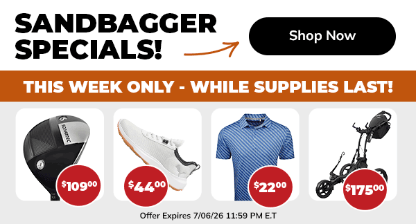 SANDBAGGER SPECIALS - Huge Savings on Essential Gear - This Week Only! Shop Now!