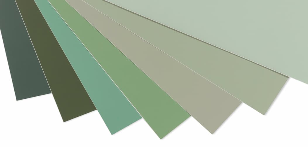 Dream Greens Swatch Kit featuring seven best-selling green paint colors