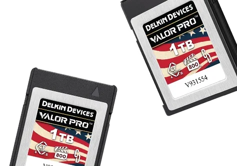 Just launched Delkin Valor PRO 1TB CFexpress Type B 4.0 Memory Card.