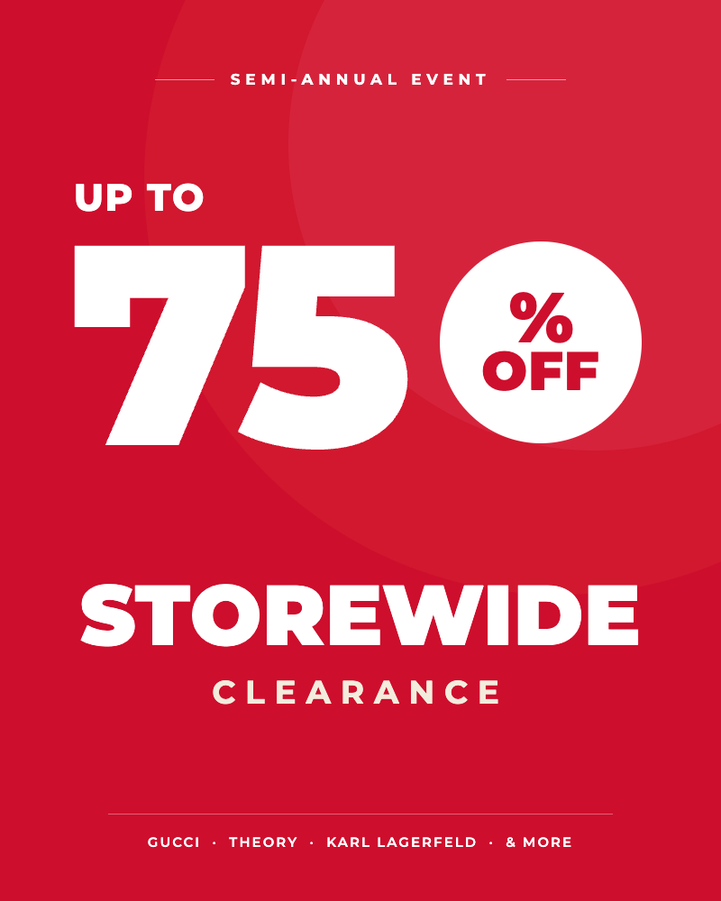Century 21 NYC Semi-Annual Clearance — up to 75% off storewide, in store at 22 Cortlandt Street.