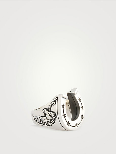 Silver Horseshoe Ring