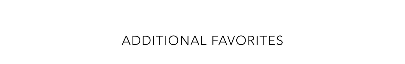Additional Favorites