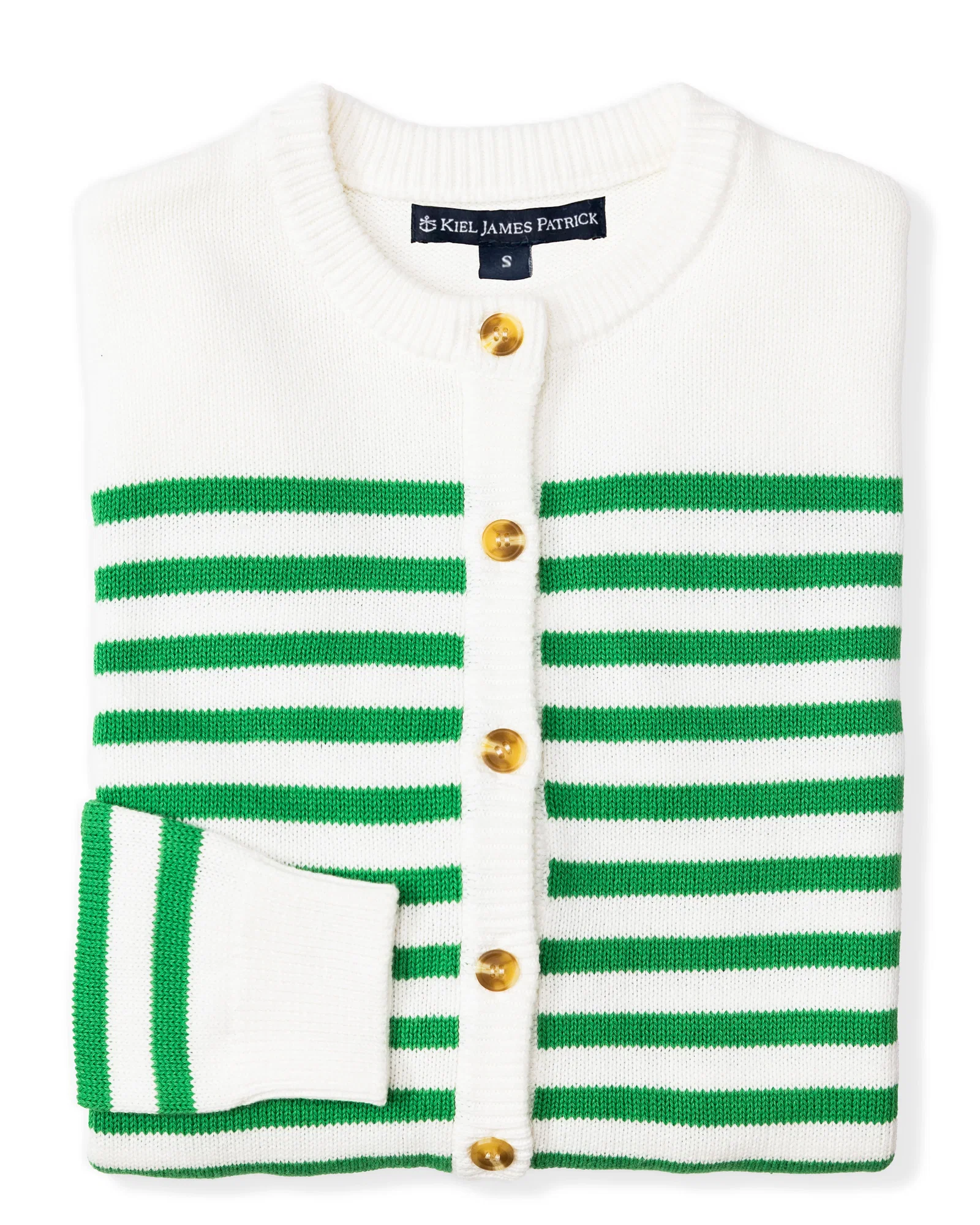 Image of Coastal Striped Cardigan