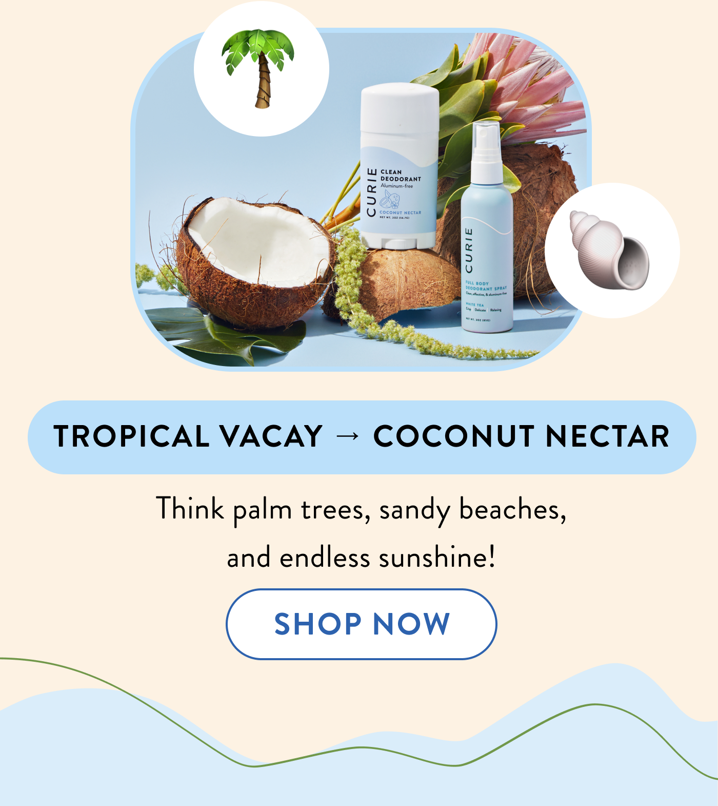 Coconut Nectar Deodorant Duo 